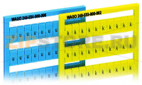 Маркировочная карта WSB; в картах; МАРКИРОВАНО; k/l (каждой 50); not stretchable; Горизонтальная маркировка; с креплением на защелке; желтые Wago 249-553/000-002