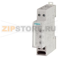 Лестничный таймер 230V 1 НО контакт 16A 250V 50Hz, электронный,отд. мультивольтажный вход 8...230V AC DC, 7 устанавл. функций, диапазон настроек 0,5...12 min., для 3- или 4-проводн. цепь, обнуляемый, макс.ток ламп 50mA,1мод. Siemens 7LF6311