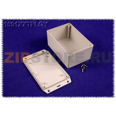 Корпус 123x83x60 мм, материал: пластик, серый, 1 шт Hammond 1591XXTFLGY 