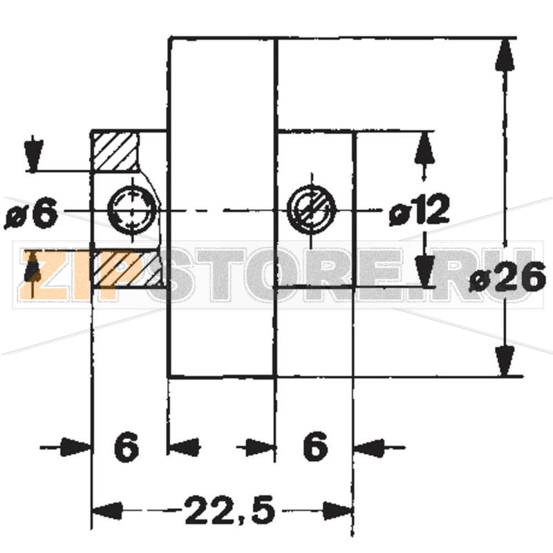 Вал передаточный Mentor 716 