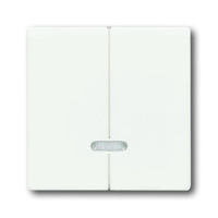 Клавиша для двухканального светорегулятора, белый бархат ABB 2CKA006599A2964