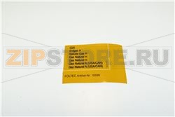 Autoadesivo  gas conversione a G20 