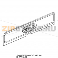 Stainless steel heat-guard for Unox XVC 205