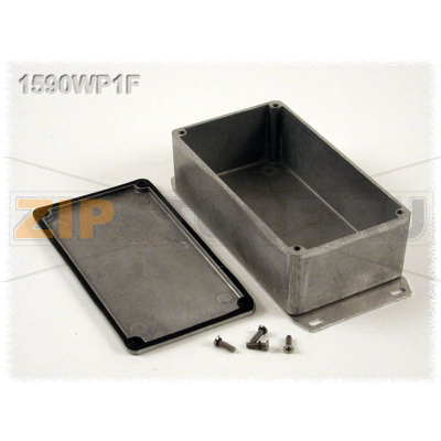 Корпус алюминиевый 153x82x50 мм, серый, 1 шт Hammond 1590WP1F 