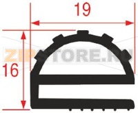 ПРОКЛАДКА ДВЕРЦЫ ХОЛОДИЛЬНОЙ КАМЕРЫ - 20 М