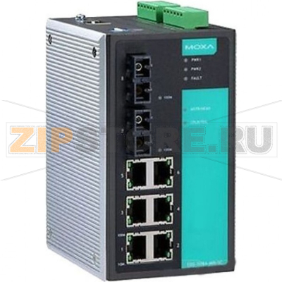 Коммутатор MOXA EDS-508A-SS-SC-80-T 