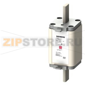 ПЛАВКАЯ ВСТАВКА НИЗКОВОЛЬТНАЯ GL/GG С ИЗОЛИРОВАННЫМИ ВЫСТУПАМИ ДЛЯ МОНТ./ДЕМОНТ. С ЦЕНТРАЛЬНЫМ ИНДИКАТОРОМ ТИПОРАЗМЕР 1, Iном.=80A, Uном.=690В Siemens 3NA6124-6 