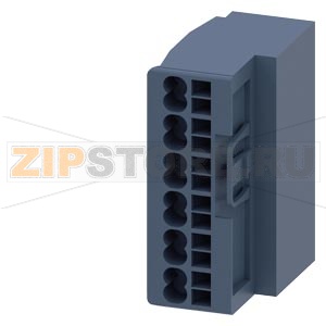 Съемные клеммы цепей управления, пружинные, 2 блока с  6 терминалами на каждом Siemens 3RW5980-2TR00 