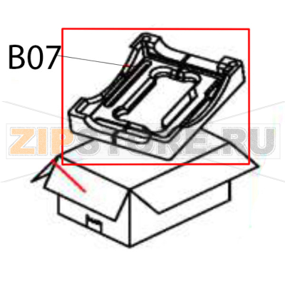 Lower cushion Hurakan HKN-WP900M Lower cushion Hurakan HKN-WP900MЗапчасть на деталировке под номером: B07