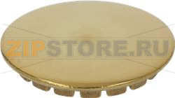 BURNER CAP PRINTED BRASS POLISHED 