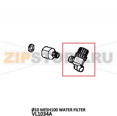 Ø10 Mesh100 water filter Unox XVC 305E Ø10 Mesh100 water filter Unox XVC 305EЗапчасть на деталировке под номером: 129Название запчасти на английском языке: Ø10 Mesh100 water filter Unox XVC 305E
