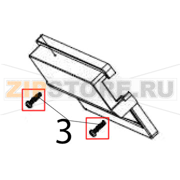 Screw Hurakan HKN-ME717 Screw Hurakan HKN-ME717Запчасть на деталировке под номером: 3