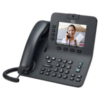 IP-видеотелефон 48 В/DC, 2xFE, 4 линии, RJ-45, 640х480 пкс, RJ-9, SCCP Cisco CP-8941-L-K9