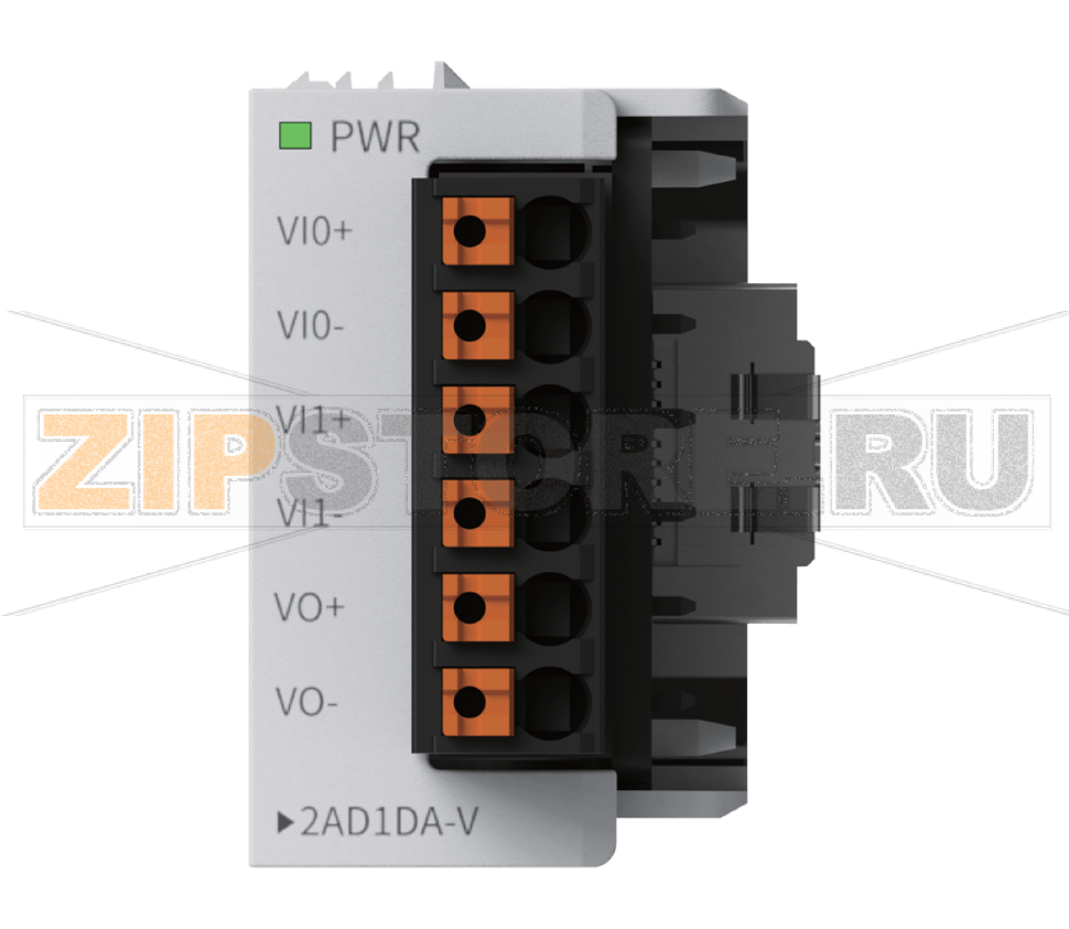 Блок расширения, 2 аналоговых входа, 1 аналоговый выход, 12 бит Inovance GE20-2AD1DA-V-INT 