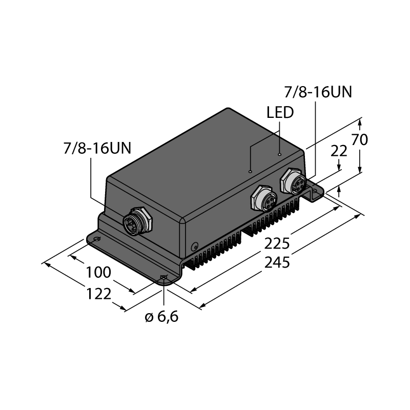 Блок питания, IP67 Turck PSU67-12-2480/M 