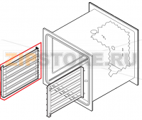 Removable rack sx Lainox VE061D 