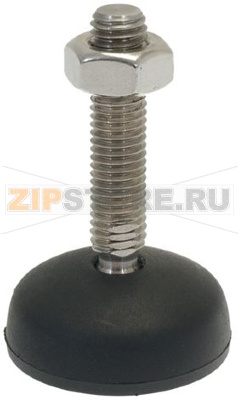 PIEDE SNODATO INOX M10 ø 40 mm 