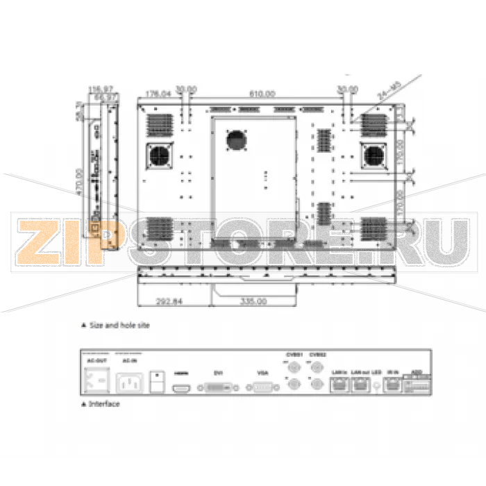 Монитор Dahua DHL460UCM-ES 