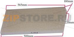 BRIQUE DROITE VERMICULITE POELE 