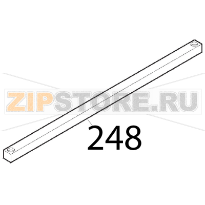Barra quadra Sirman Agata 250 Barra quadra Sirman Agata 250Запчасть на деталировке под номером: 248