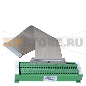 SIMATIC S5, TOP CONNECT, МОДУЛЬ ПЕРЕДАЧИ СИГНАЛОВ МЕЖДУ 50-ПОЛЮСНЫМ IDC ШТЕКЕРОМ И ТЕРМИНАЛЬНЫМ БЛОКОМ, СОЕДИНЕНИЕ 1:1, БЕЗ ИНДИКАЦИИ Siemens 6EP5406-5AA00 