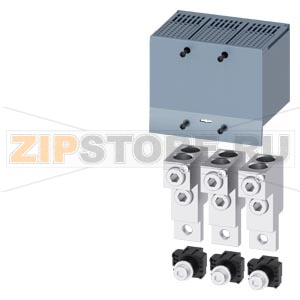 КЛЕММА ДЛЯ КРУГЛОГО ПРОВОДА 2 КАБЕЛЯ 3 ШТ. ПРИНАДЛЕЖНОСТЬ ДЛЯ 3VA2 100/160/250 Siemens 3VA9223-0JC22 