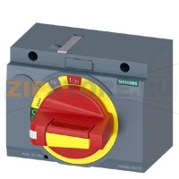 ФРОНТАЛЬНЫЙ ПОВОРОТНЫЙ ПРИВОД АВАР. ОСТАНОВ. IEC IP30/40 ПРИНАДЛЕЖНОСТЬ ДЛЯ 3VA2 100/160/250 Siemens 3VA9267-0EK15