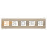 Рамка пятиместная, двухмодульная, шампань ABB 2CLA227500N1901