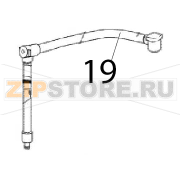 Steam drain pipe Angelo Po FC241G Steam drain pipe Angelo Po FC241GЗапчасть на деталировке под номером: 19