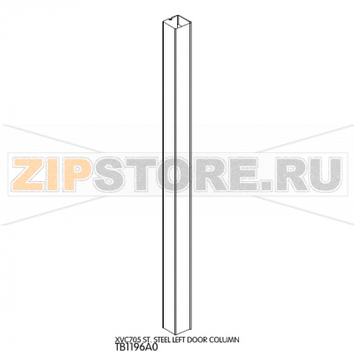 St. Steel left door column Unox XVC 715G St. Steel left door column Unox XVC 715GЗапчасть на деталировке под номером: 11Название запчасти на английском языке: St. Steel left door column Unox XVC 715G