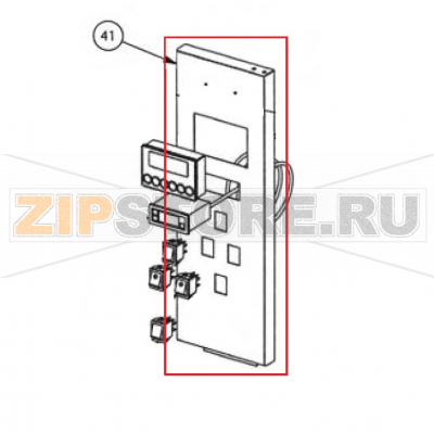 Front control panel CB GV-35/42 Front control panel CB GV-35/42

Запчасть на сборочном чертеже под номером: 41

Количество запчастей в устройстве: 2

Название запчасти CB на английском языке: Front control panel CB GV-35/42