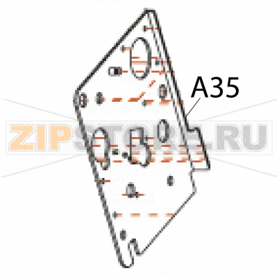 Left plate Godex EZ-2350i Left plate Godex EZ-2350iЗапчасть на деталировке под номером: A-35Название запчасти Godex на английском языке: Left plate EZ-2350i.