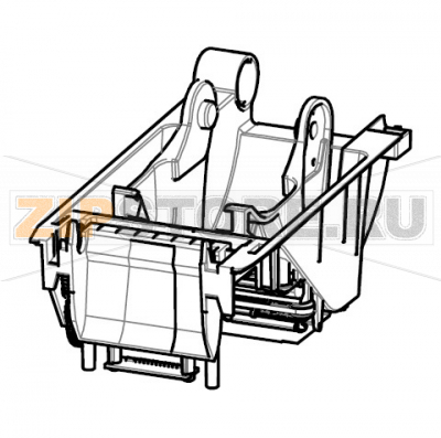 Печатающий механизм Zebra ZD410 (300dpi) Печатающий механизм Zebra ZD410 (300dpi)Запчасть на сборочном чертеже под номером: 7Название запчасти Zebra на английском языке: Print Mechanism, 300 DPI