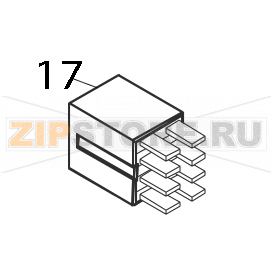 Rele 16A 230V 62.82 Elettrobar Niagara 2150 Rele 16A 230V 62.82 Elettrobar Niagara 2150Запчасть на деталировке под номером: 17