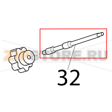 Tirante paralama Sirman Canova 300 Tirante paralama Sirman Canova 300Запчасть на деталировке под номером: 32