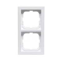 Рамка двухместная, белая ABB 2TKA000337G1