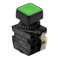Выключатель кнопочный, Ø отверстия: 22/25 мм Autonics S2PRS-P1G2ABM