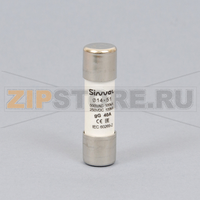 Вставка плавкая 40 А, gG, 14x51 мм Sinvel SV1451-40 