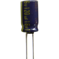 Конденсатор электролитический 2.5 мм, 33 мкФ, 35 V, 20 %, (ØxH) 5x11 мм, 1 шт Panasonic EEUFR1V330H