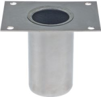 ADJUSTABLE FOOT ST./STEEL ø 2