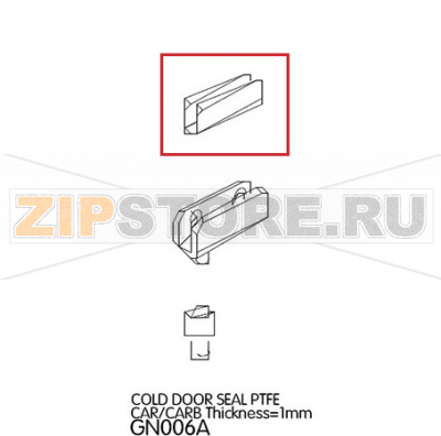 Cold door seal ptfe car/carb thickness=1mm Unox XV 303G Cold door seal ptfe car/carb thickness=1mm Unox XV 303GЗапчасть на деталировке под номером: 41Название запчасти на английском языке: Cold door seal ptfe car/carb thickness=1mm Unox XV 303G