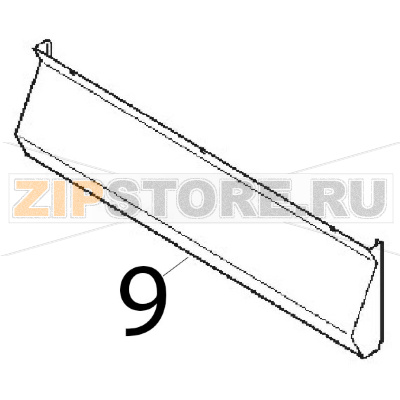 Cruscotto sup. comp. Angelo Po 1G1BR1E Cruscotto sup. comp. Angelo Po 1G1BR1EЗапчасть на деталировке под номером: 9