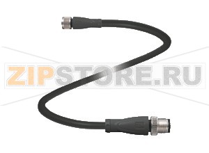 Кабель датчика-исполнительного устройства Connection cable V3-GM-BK0,3M-PUR-A-V11-G Pepperl+Fuchs Описание оборудованияConnection cable, M8 to M12, PUR cable, 3-pin
