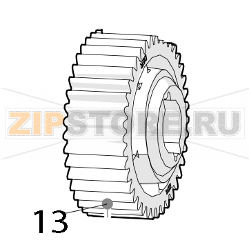 Small plastic gear Zumex Essential Pro Small plastic gear Zumex Essential ProЗапчасть на деталировке под номером: 13