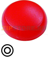 Линза для ламп, плоская красная, 0 Eaton M22-XL-R-X0