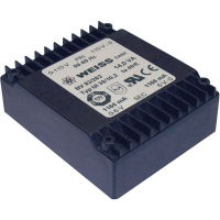 Трансформатор PCB 1x230 В, 2x6 В/AC, 14 ВА, 1167 мА Weiss Elektrotechnik 83/262
