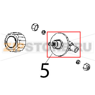 Rubinetto 3/8" Angelo Po 191PD1G Rubinetto 3/8" Angelo Po 191PD1GЗапчасть на деталировке под номером: 5