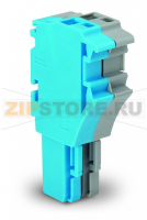 1-проводниковая розетка; 2,5 мм; 2-пол.; 2,50 mm; желто-зеленые/синие/серые Wago 2022-102/000-039