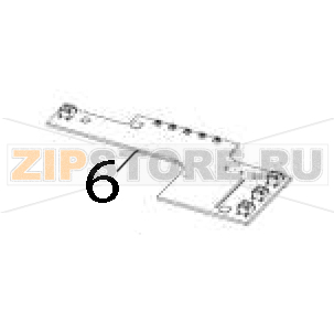 Control panel PCBA without LCD Zebra ZD621 Thermal Transfer Control panel PCBA without LCD Zebra ZD621 Thermal TransferЗапчасть на деталировке под номером: 6