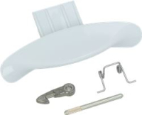 DOOR HANDLE KIT WHITE INDESIT C00116580